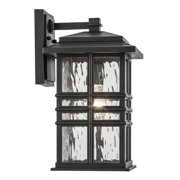 Kichler Canada - 49830BKT - One Light Outdoor Wall Mount - Beacon Square - Textured Black