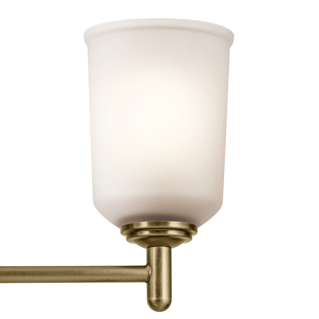 Kichler Canada - 43670NBR - Three Light Mini Chandelier - Shailene - Natural Brass