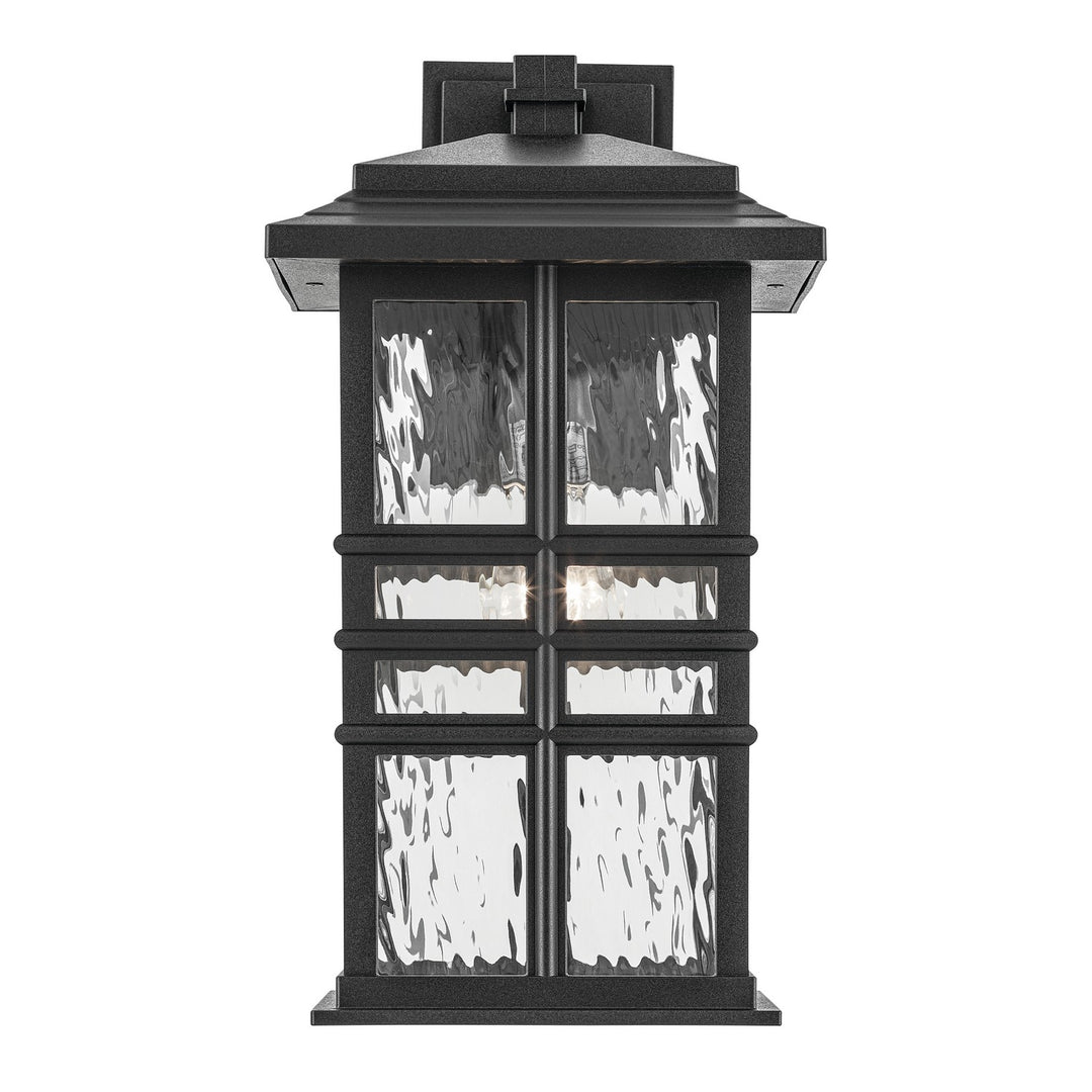Kichler Canada - 49831BKT - One Light Outdoor Wall Mount - Beacon Square - Textured Black