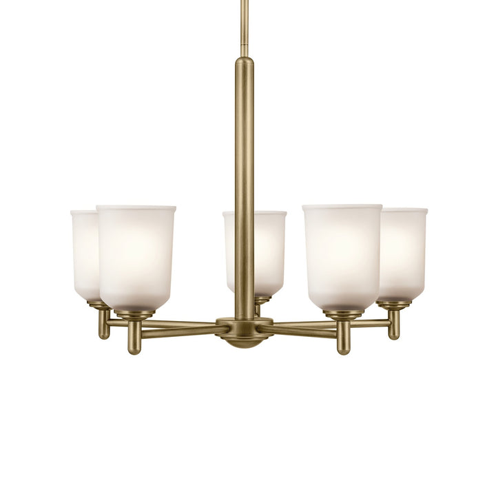 Kichler Canada - 43671NBR - Five Light Chandelier - Shailene - Natural Brass
