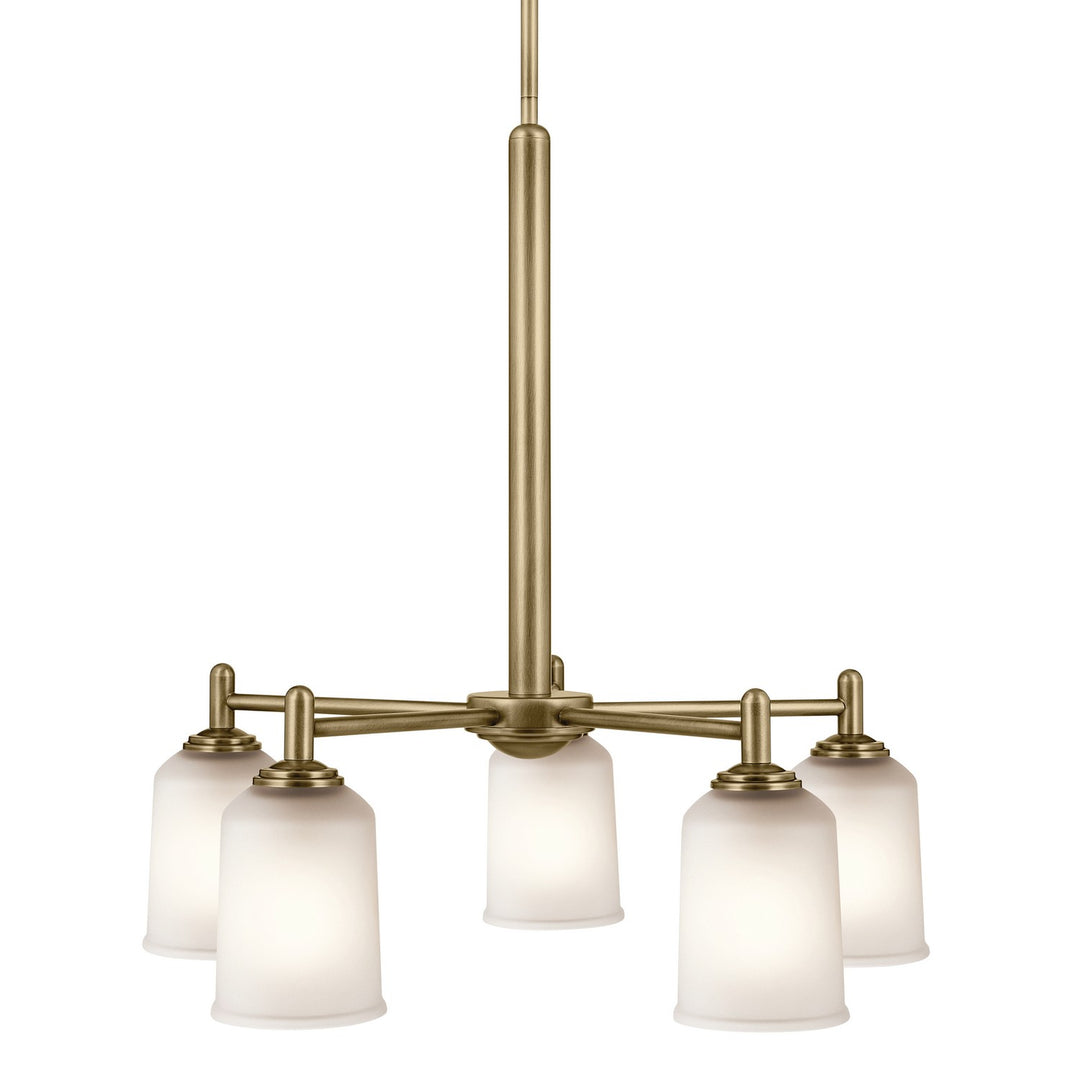 Kichler Canada - 43671NBR - Five Light Chandelier - Shailene - Natural Brass