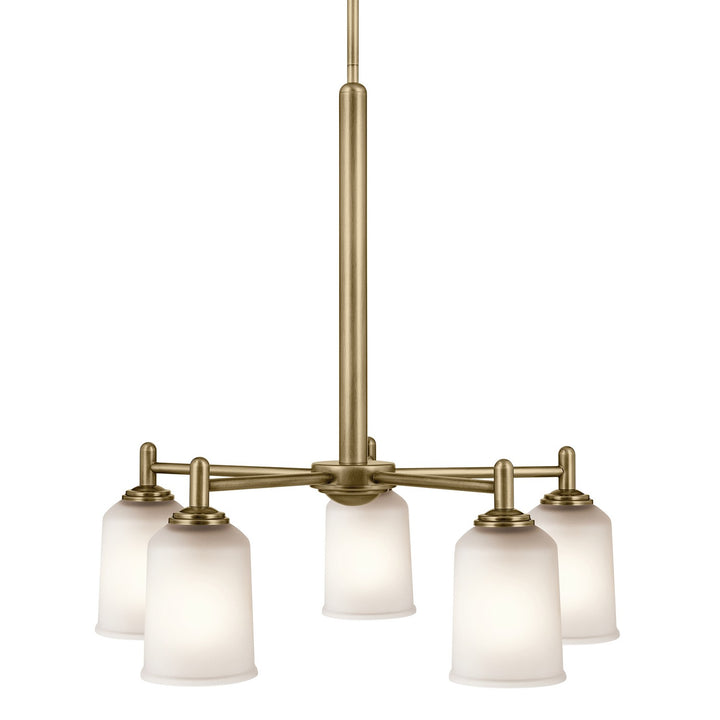 Kichler Canada - 43671NBR - Five Light Chandelier - Shailene - Natural Brass