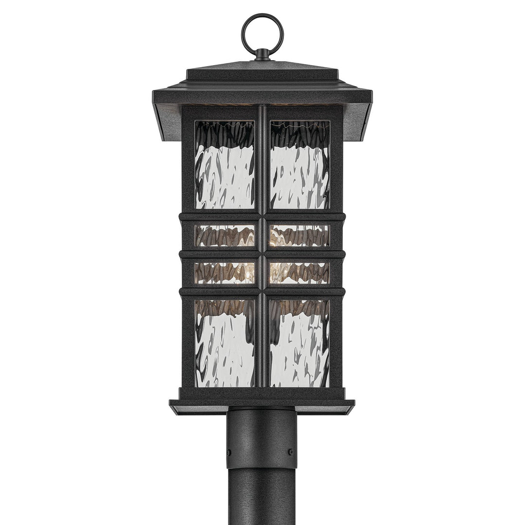 Kichler Canada - 49832BKT - One Light Outdoor Post Mount - Beacon Square - Textured Black