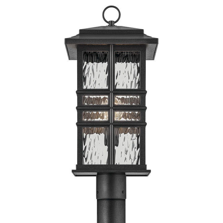 Kichler Canada - 49832BKT - One Light Outdoor Post Mount - Beacon Square - Textured Black