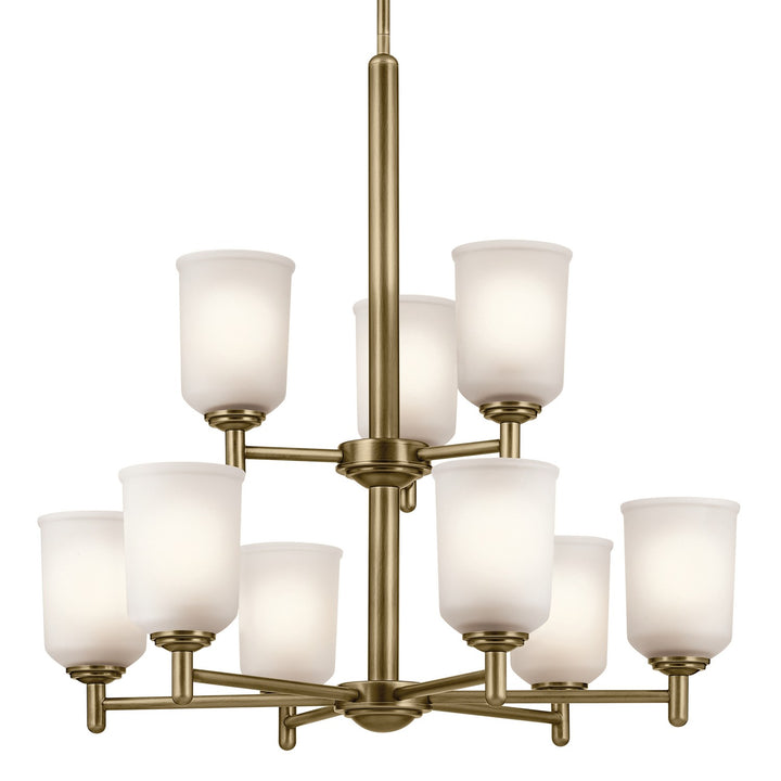 Kichler Canada - 43672NBR - Nine Light Chandelier - Shailene - Natural Brass