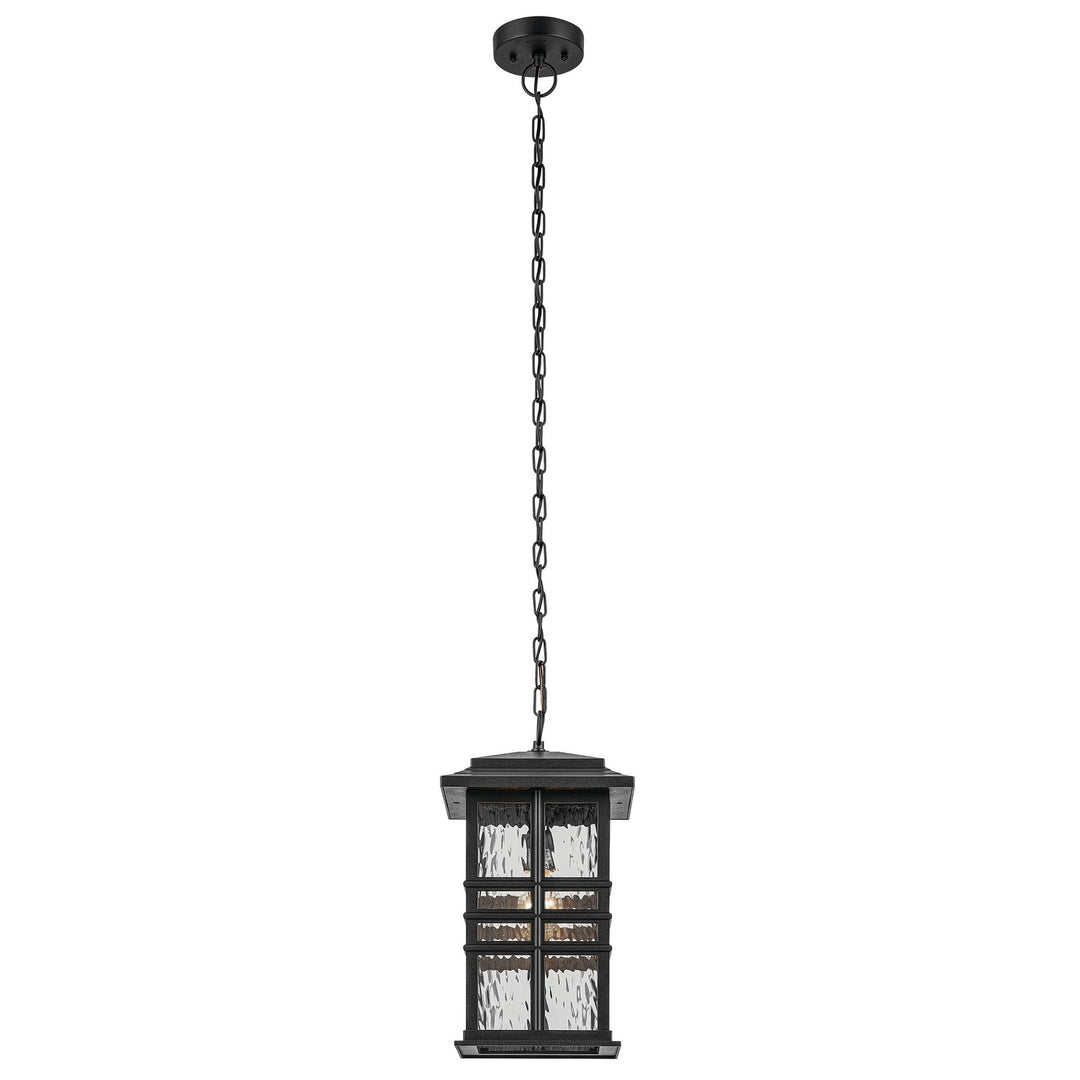 Kichler Canada - 49833BKT - One Light Outdoor Pendant - Beacon Square - Textured Black