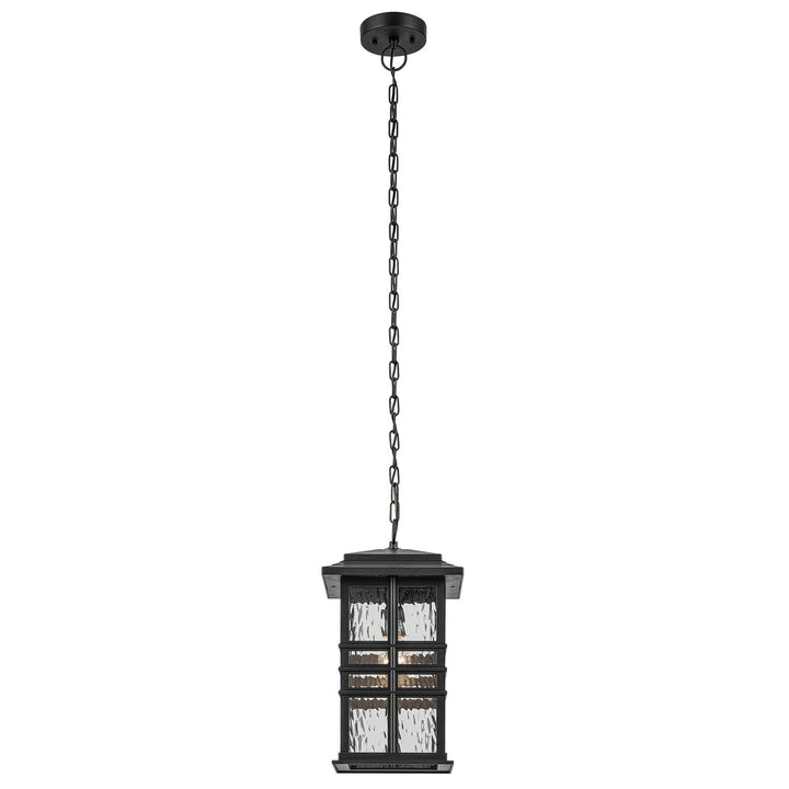 Kichler Canada - 49833BKT - One Light Outdoor Pendant - Beacon Square - Textured Black