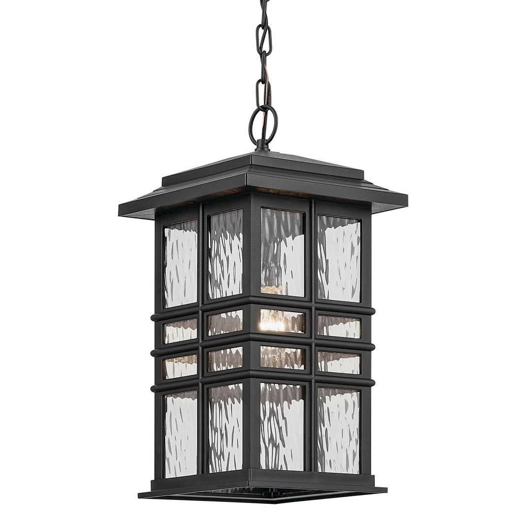 Kichler Canada - 49833BKT - One Light Outdoor Pendant - Beacon Square - Textured Black