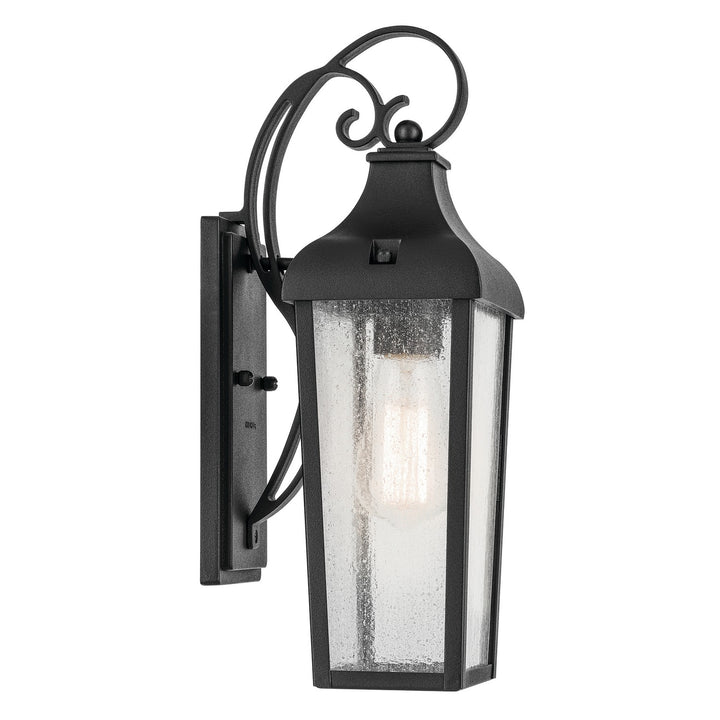 Kichler Canada - 49735BKT - One Light Outdoor Wall Mount - Forestdale - Textured Black