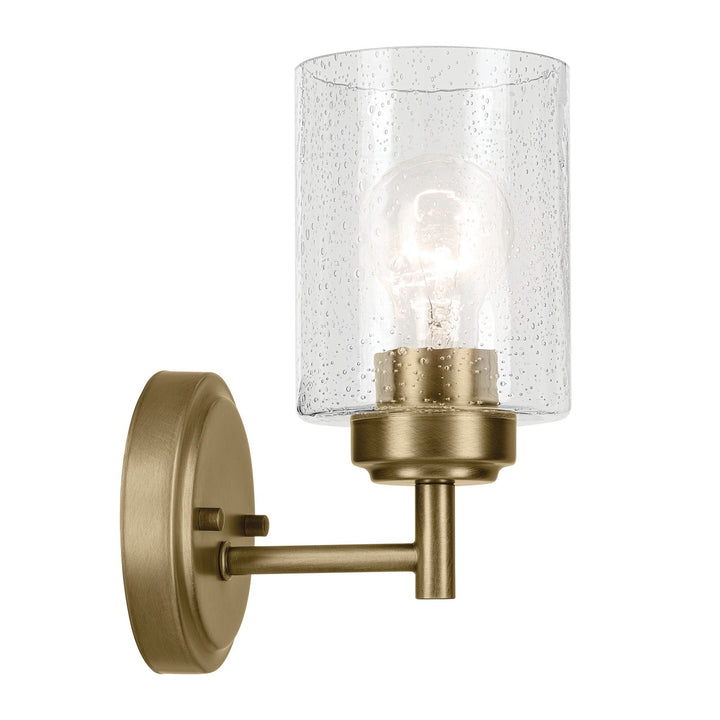 Kichler Canada - 45910NBR - One Light Wall Sconce - Winslow - Natural Brass