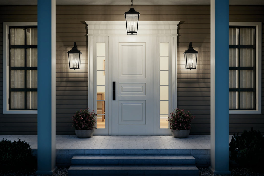Kichler Canada - 49737BKT - Two Light Outdoor Wall Mount - Forestdale - Textured Black