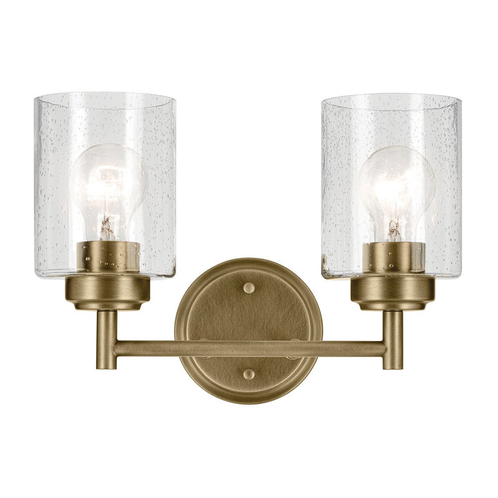 Kichler Canada - 45885NBR - Two Light Bath - Winslow - Natural Brass
