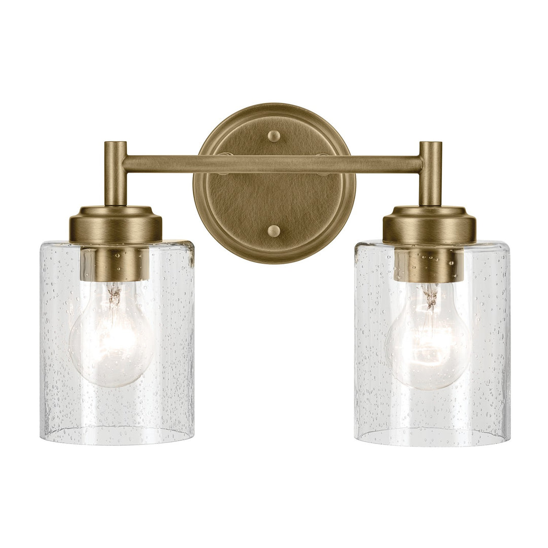 Kichler Canada - 45885NBR - Two Light Bath - Winslow - Natural Brass