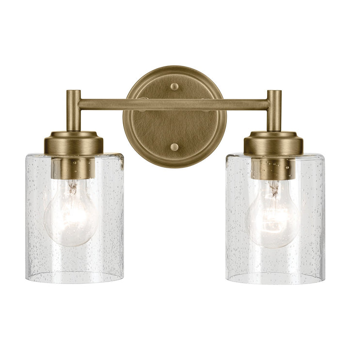 Kichler Canada - 45885NBR - Two Light Bath - Winslow - Natural Brass