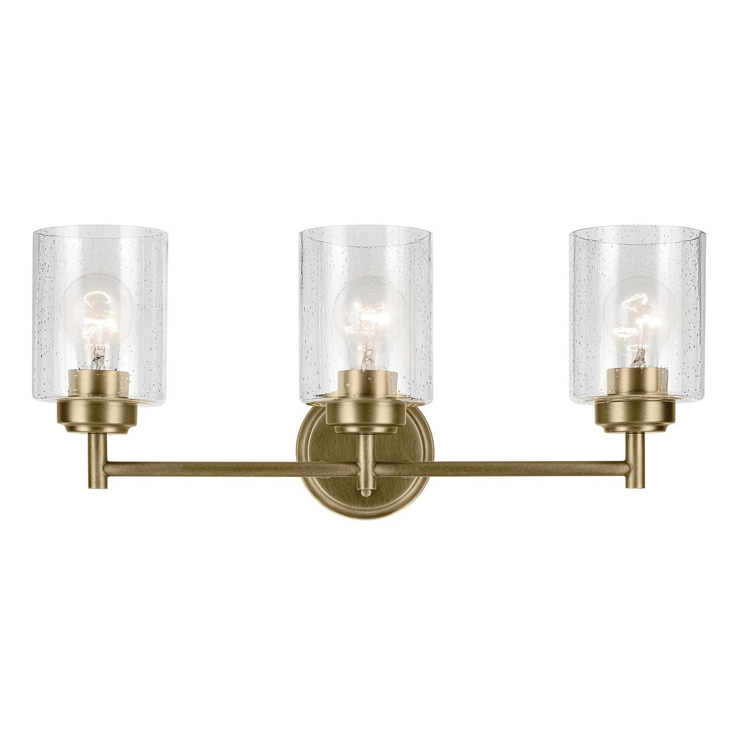 Kichler Canada - 45886NBR - Three Light Bath - Winslow - Natural Brass