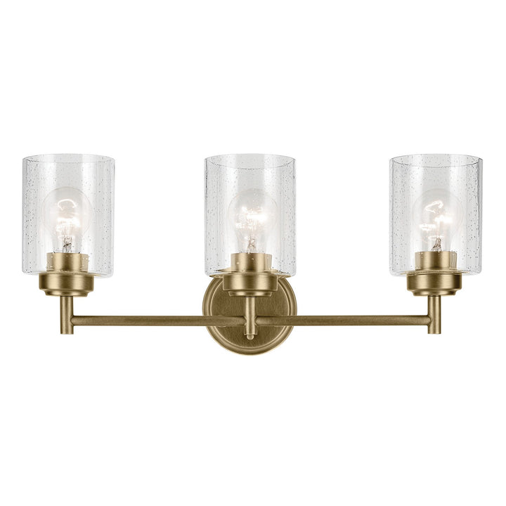 Kichler Canada - 45886NBR - Three Light Bath - Winslow - Natural Brass