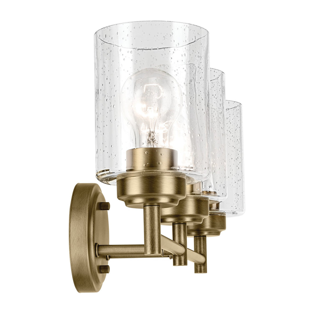 Kichler Canada - 45886NBR - Three Light Bath - Winslow - Natural Brass