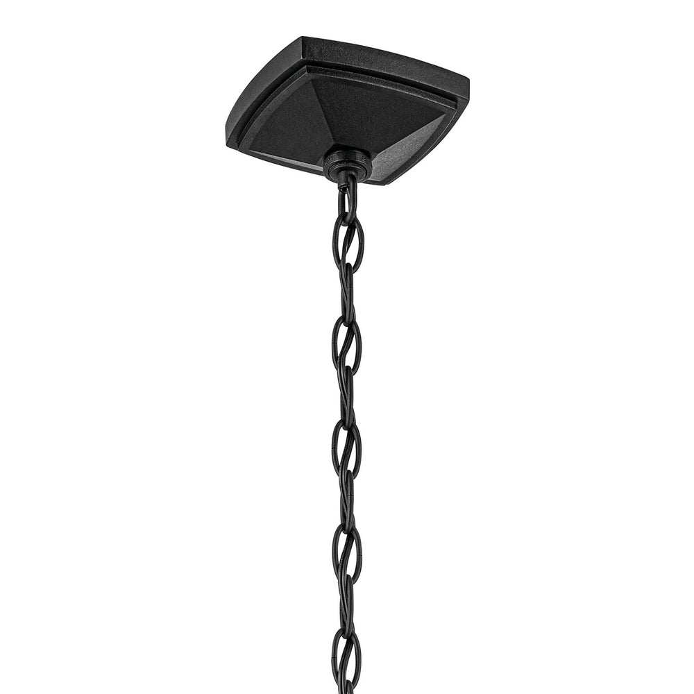 Kichler Canada - 49740BKT - Four Light Outdoor Pendant - Forestdale - Textured Black