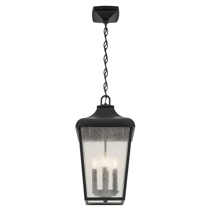 Kichler Canada - 49740BKT - Four Light Outdoor Pendant - Forestdale - Textured Black