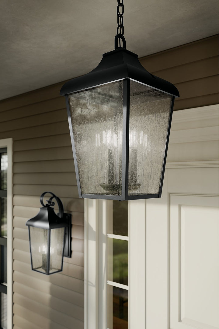 Kichler Canada - 49740BKT - Four Light Outdoor Pendant - Forestdale - Textured Black