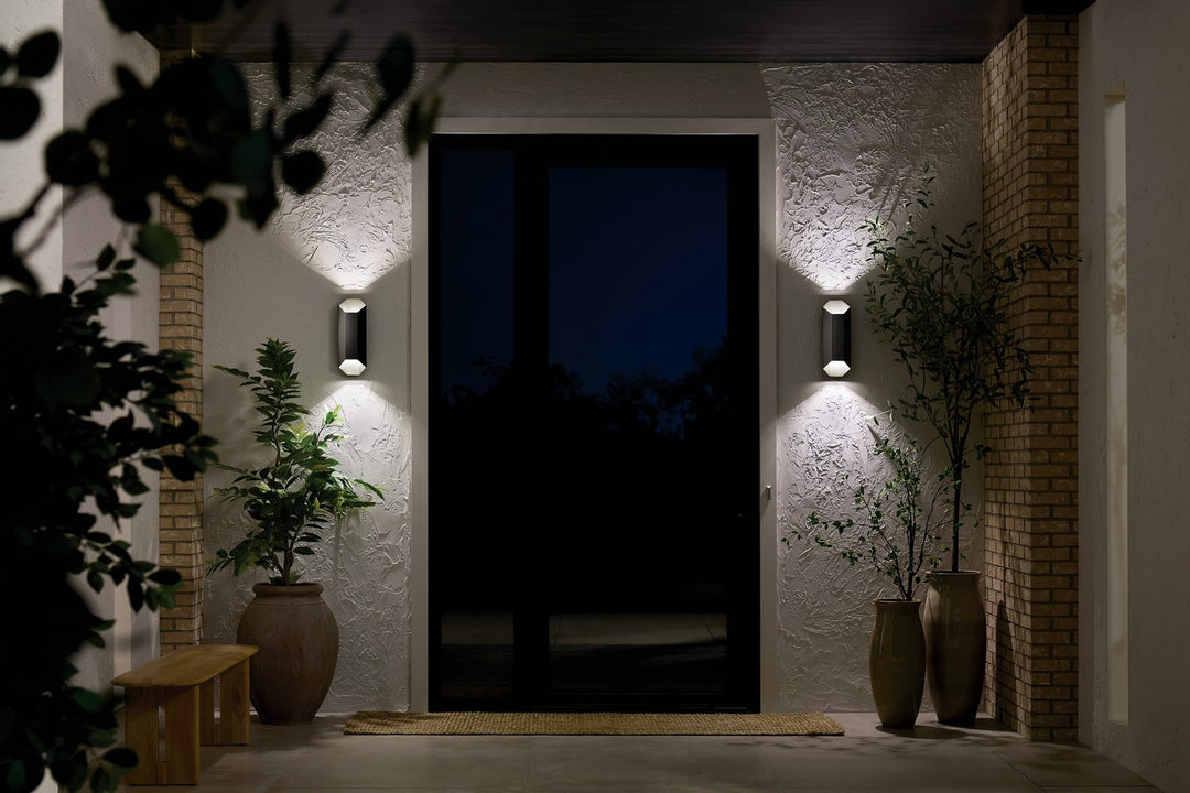 Kichler Canada - 49608BKLED - LED Outdoor Wall Mount - Estella - Black