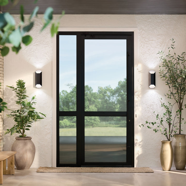 Kichler Canada - 49608BKLED - LED Outdoor Wall Mount - Estella - Black