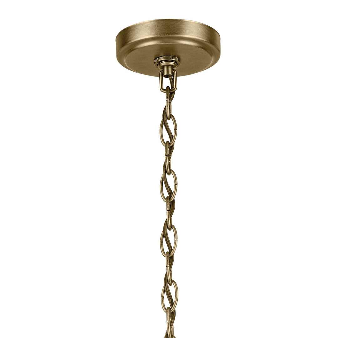 Kichler Canada - 44029NBR - Three Light Mini Chandelier - Winslow - Natural Brass