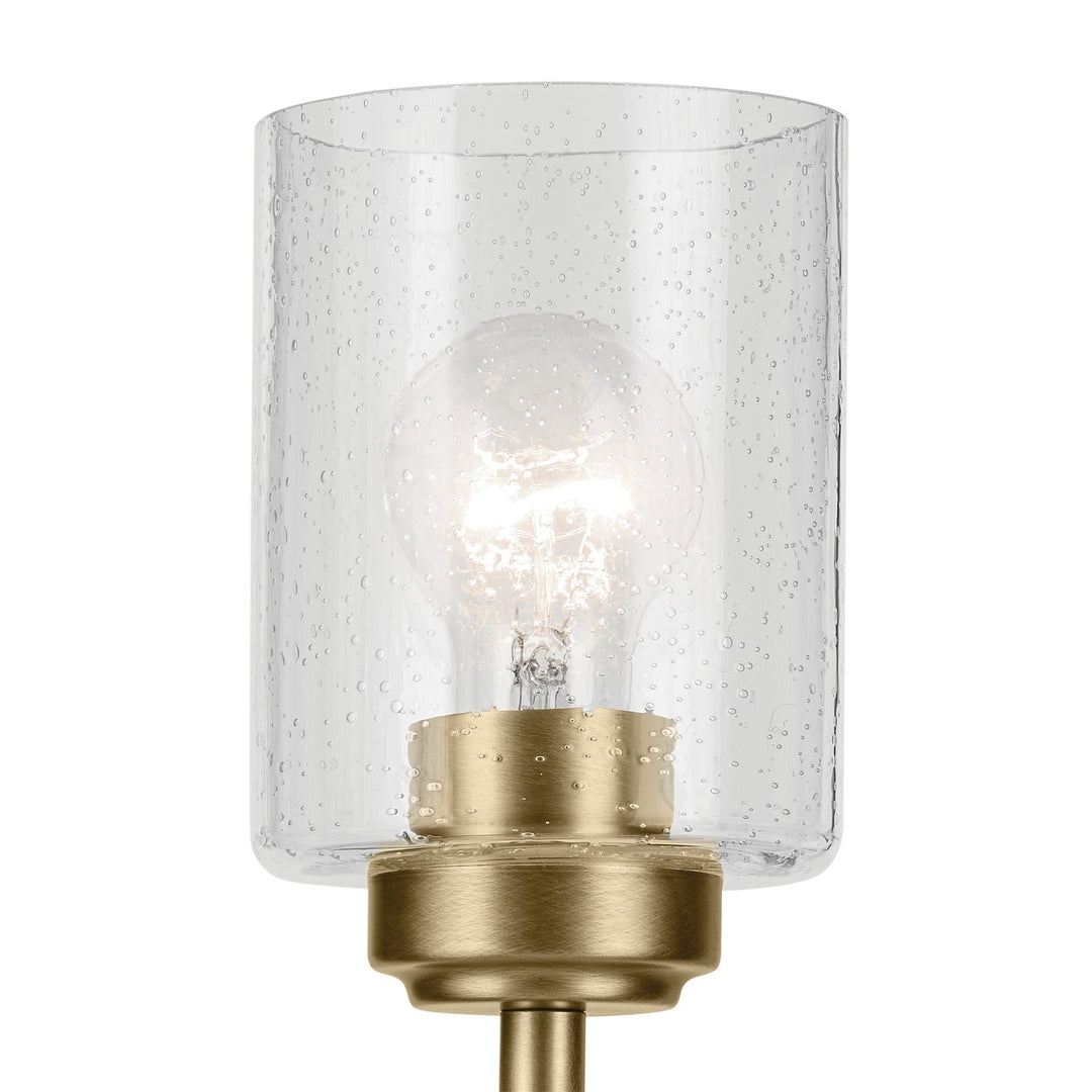 Kichler Canada - 44029NBR - Three Light Mini Chandelier - Winslow - Natural Brass