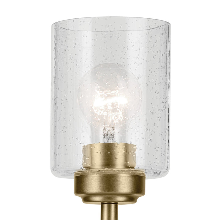 Kichler Canada - 44029NBR - Three Light Mini Chandelier - Winslow - Natural Brass
