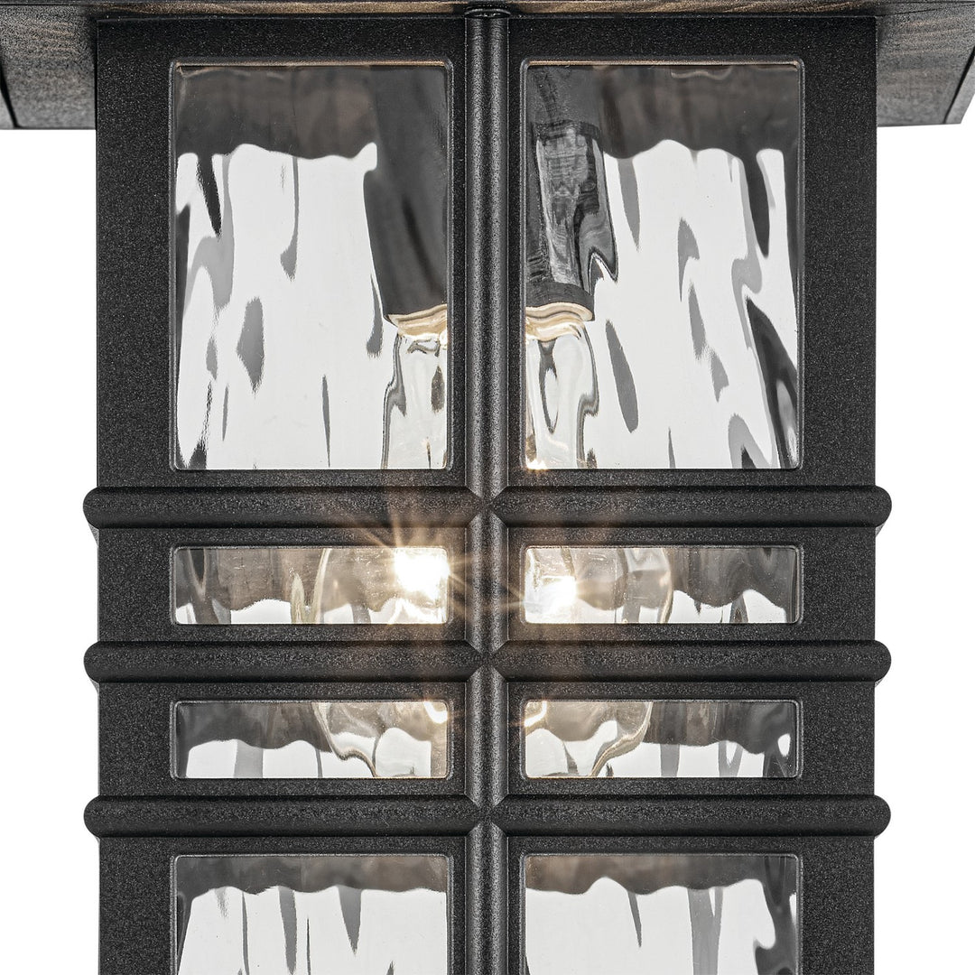 Kichler Canada - 49829BKT - One Light Outdoor Wall Mount - Beacon Square - Textured Black