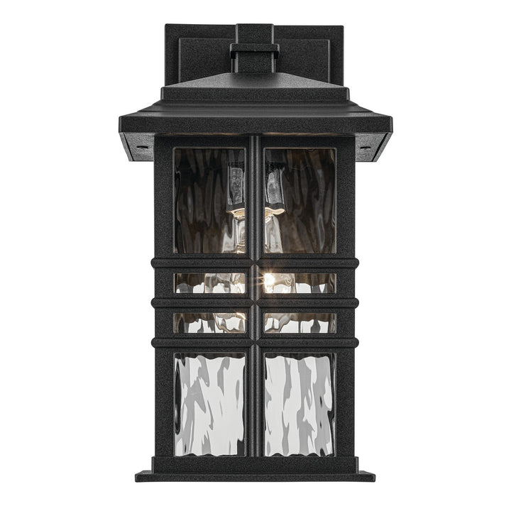 Kichler Canada - 49829BKT - One Light Outdoor Wall Mount - Beacon Square - Textured Black