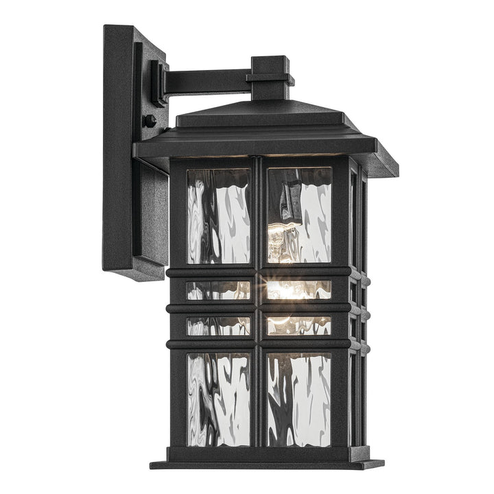 Kichler Canada - 49829BKT - One Light Outdoor Wall Mount - Beacon Square - Textured Black
