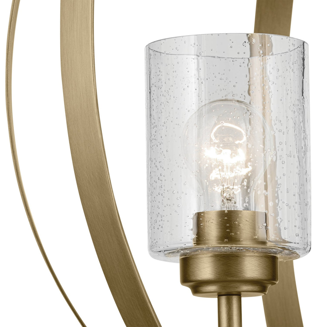 Kichler Canada - 44034NBR - Three Light Chandelier - Winslow - Natural Brass