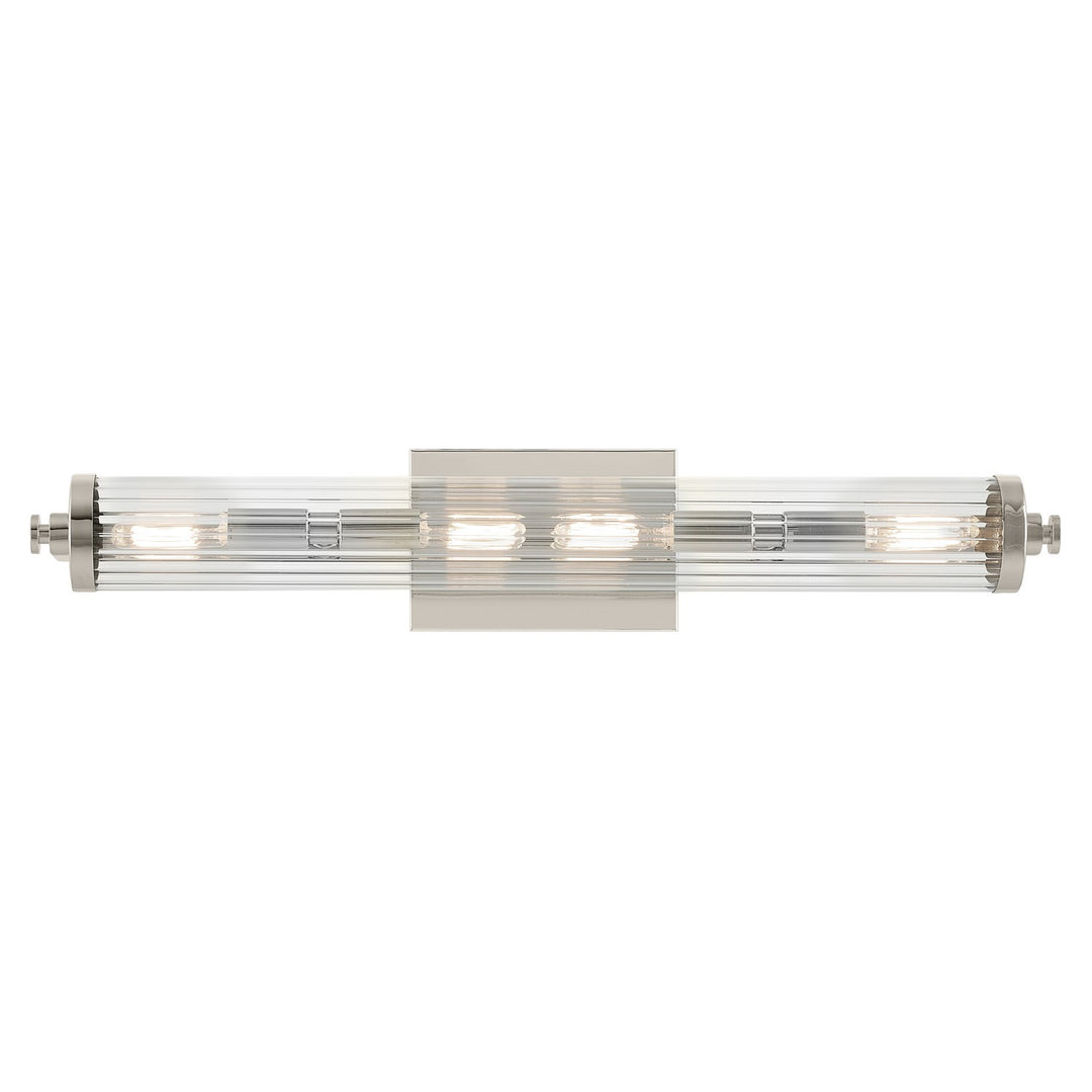 Kichler Canada - 45649PN - Four Light Linear Bath - Azores - Polished Nickel