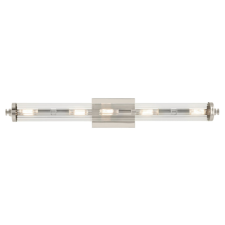Kichler Canada - 45650PN - Five Light Linear Bath - Azores - Polished Nickel