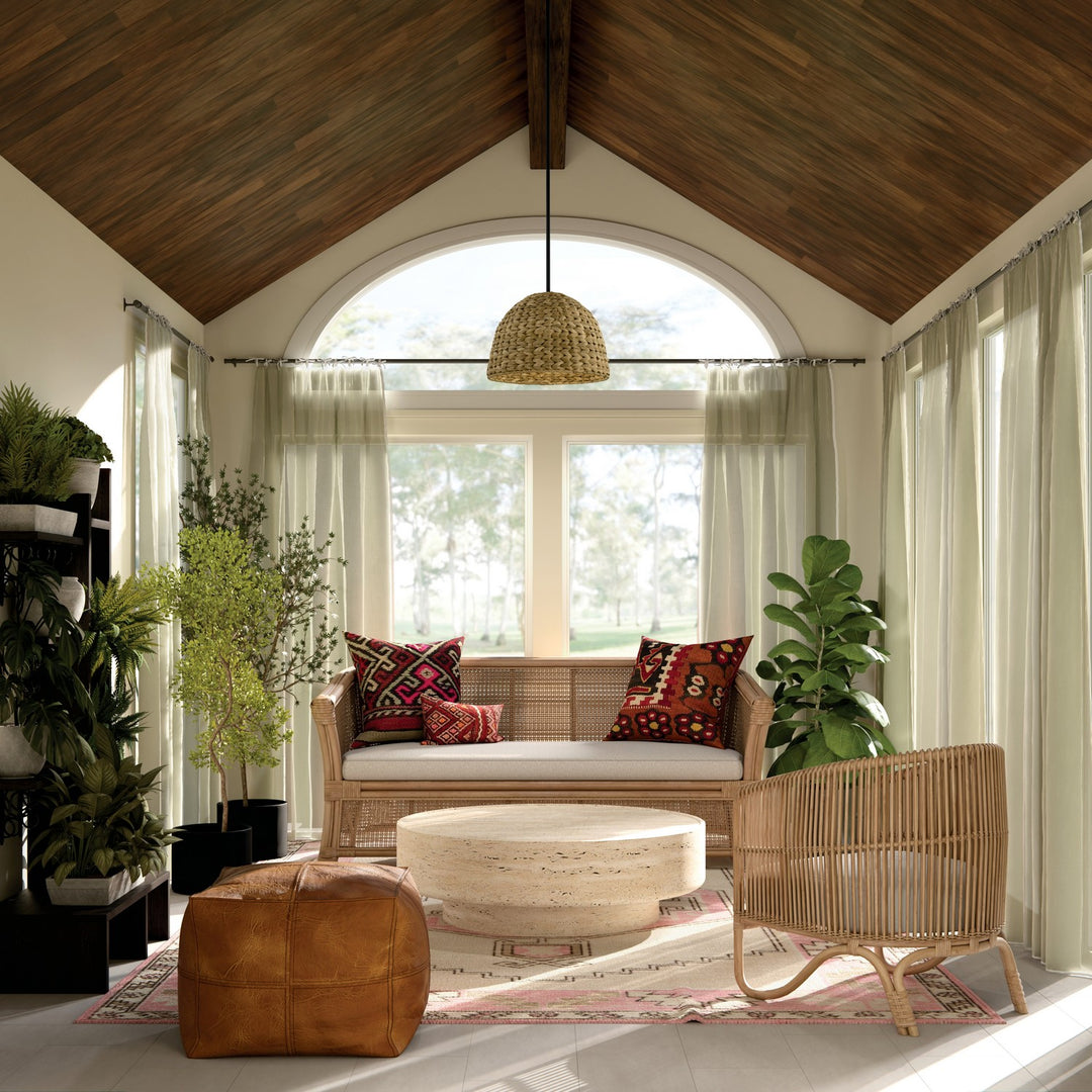 Kichler Canada - 44399BK - One Light Mini Pendant - Raffiana - Black