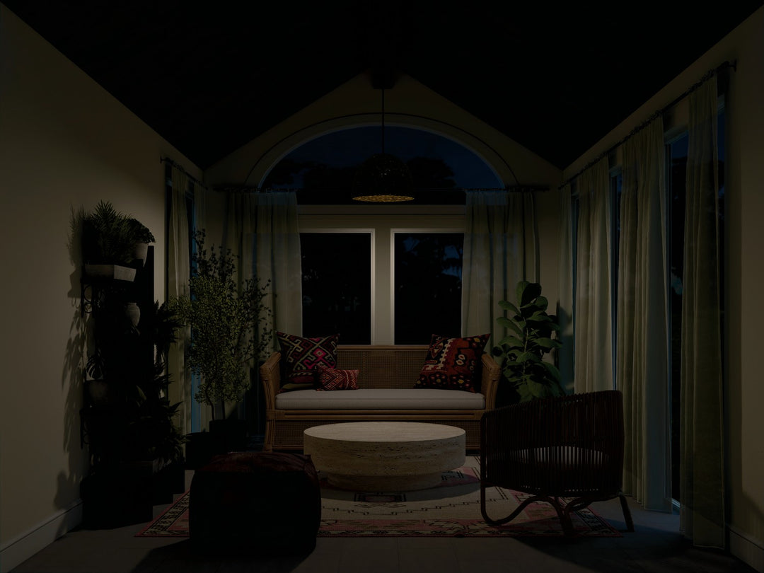 Kichler Canada - 44399BK - One Light Mini Pendant - Raffiana - Black