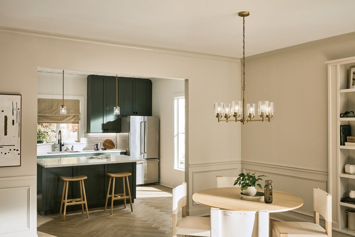Kichler Canada - 52616NBR - Six Light Chandelier - Winslow - Natural Brass
