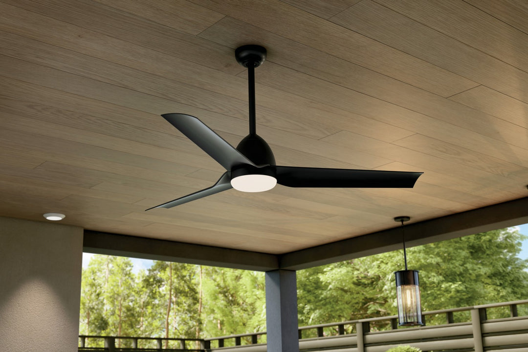 Kichler Canada - 310254SBK - 54"Ceiling Fan - Fit - Satin Black