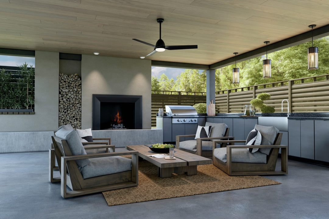 Kichler Canada - 310254SBK - 54"Ceiling Fan - Fit - Satin Black