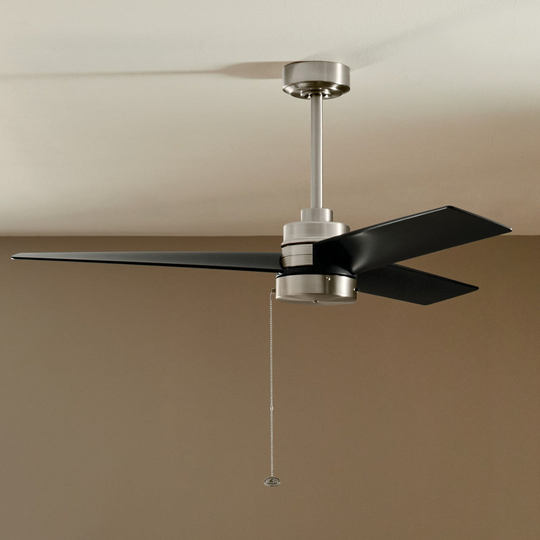Kichler Canada - 300375NI - 52"Ceiling Fan - Spyn Lite - Brushed Nickel