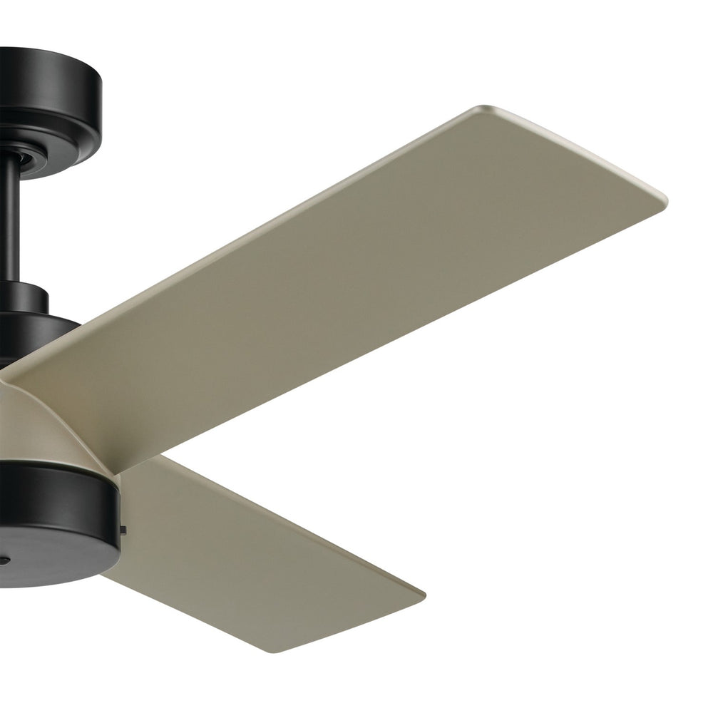 Kichler Canada - 300375SBK - 52"Ceiling Fan - Spyn Lite - Satin Black