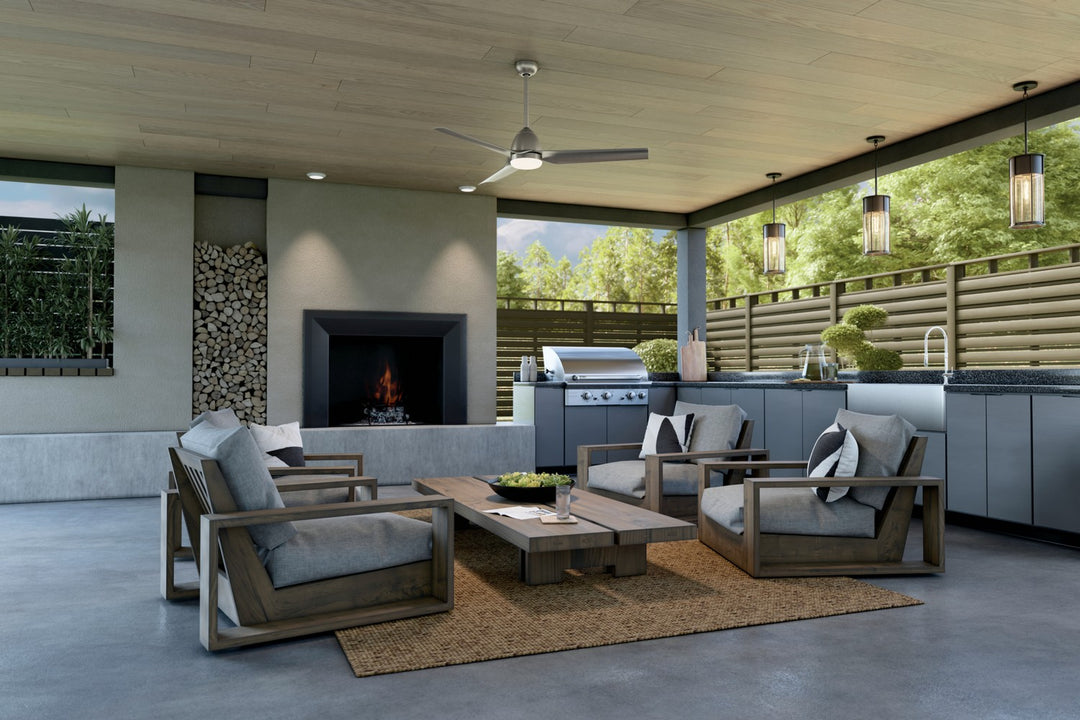 Kichler Canada - 310254NI - 54"Ceiling Fan - Fit - Painted Brushed Nickel