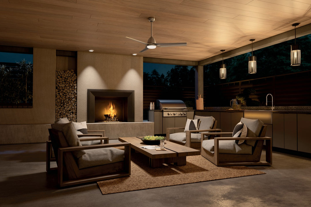 Kichler Canada - 310254NI - 54"Ceiling Fan - Fit - Painted Brushed Nickel