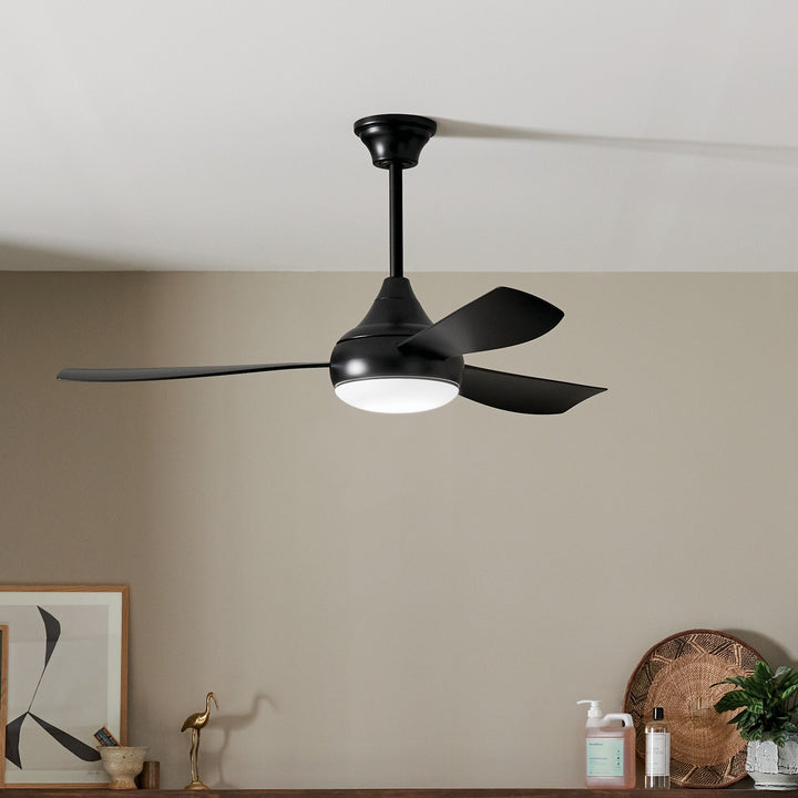 Kichler Canada - 310354SBK - 54"Ceiling Fan - Ample - Satin Black