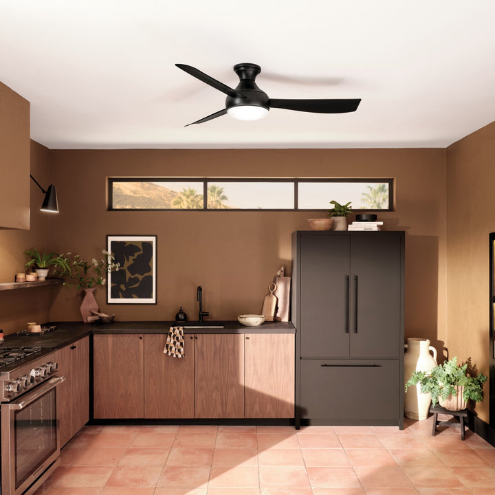 Kichler Canada - 310354SBK - 54"Ceiling Fan - Ample - Satin Black