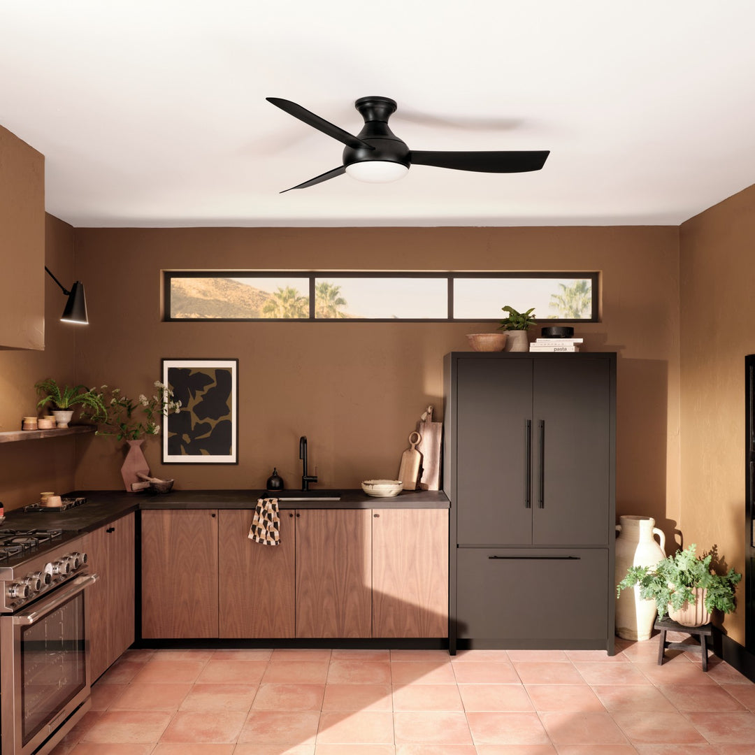 Kichler Canada - 310354SBK - 54"Ceiling Fan - Ample - Satin Black