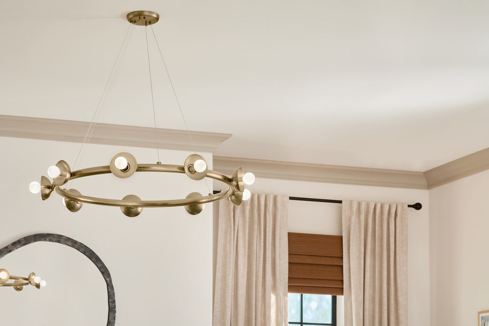 Kichler Canada - 52642CPZ - Nine Light Chandelier - Palta - Champagne Bronze
