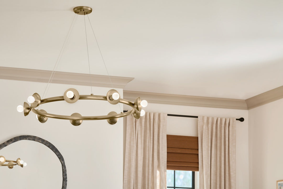Kichler Canada - 52642CPZ - Nine Light Chandelier - Palta - Champagne Bronze