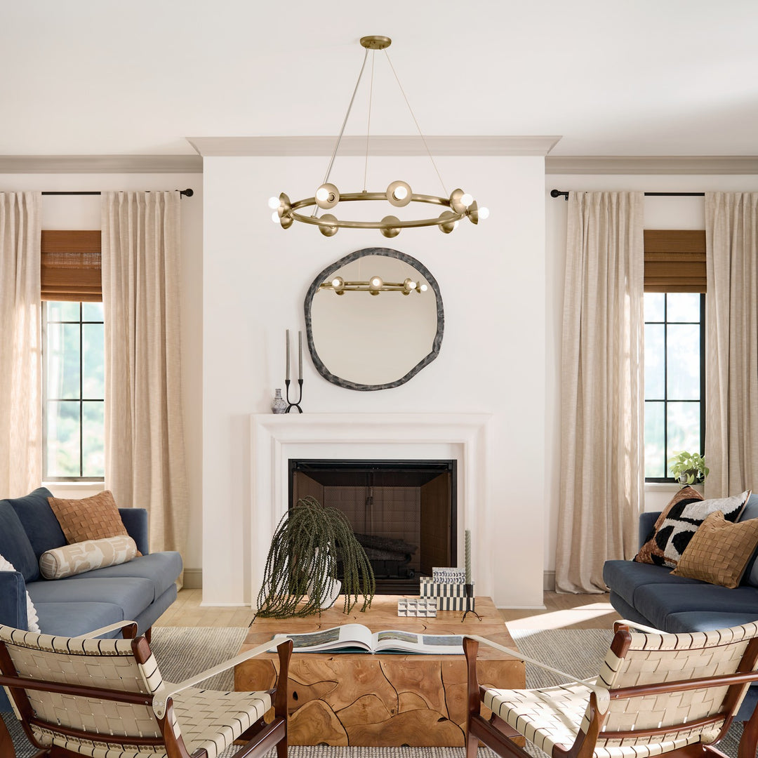 Kichler Canada - 52642CPZ - Nine Light Chandelier - Palta - Champagne Bronze